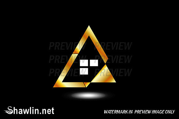 Abstract House Logo for Real Estate Success