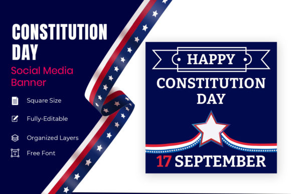 Banner Design American Constitution Day