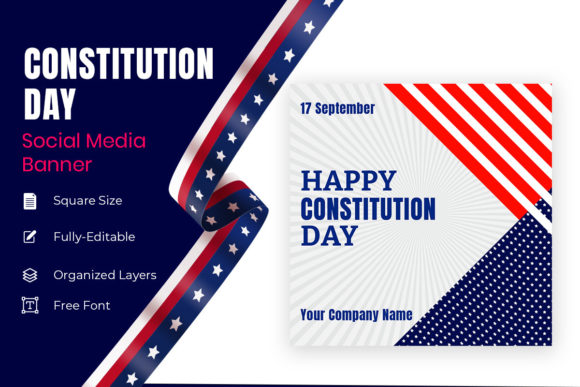 Celebrating American Constitution Day National Day with Impactful Design