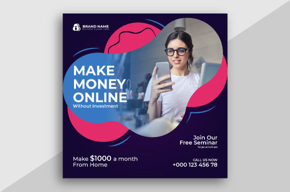 Colorful Modern Social Media Banner Post: A Versatile Design Tool for Digital Presence