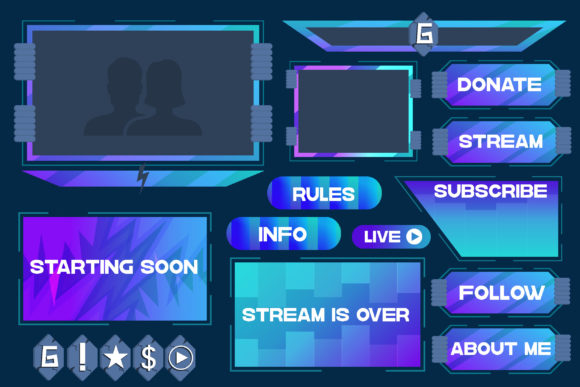 Evaluating the Dark Background Game Overlay Template B