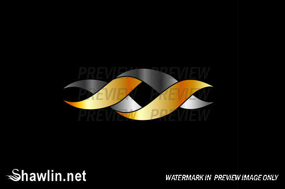 Evaluating the Twisted Ribbon Abstract Logo in Gold for Modern Brand Identity
