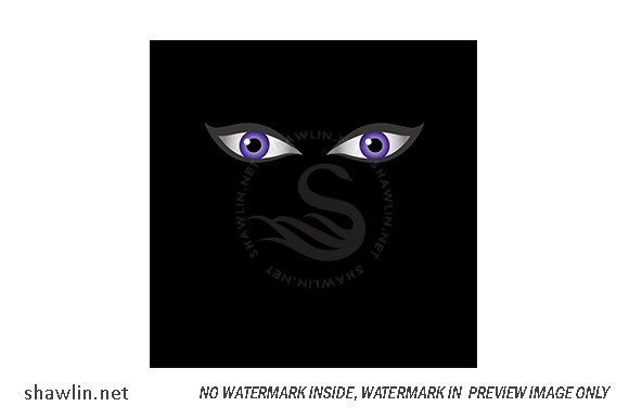 Eyes of the Devil in Dark: A Halloween Vector Essential