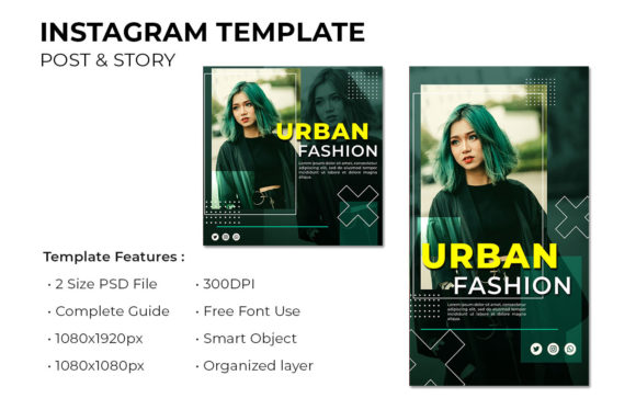 Instagram Post and Story Fashion