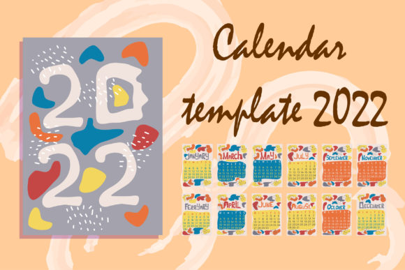 Mastering 2022 Planning with Abstract Calendar Templates