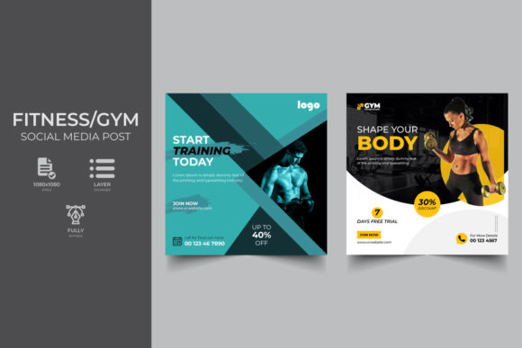 Mastering Your Brand Presence with a Professional Gym Fitness Template Design
