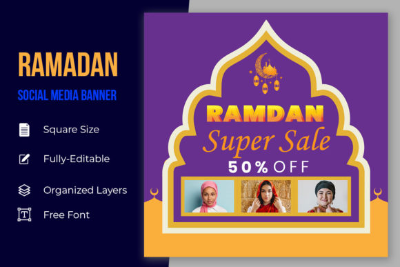 Maximizing Your Reach with a Professional Ramadan Holiday Celebration Sale Banner