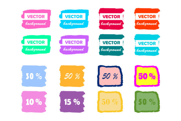 Pastel Neon Paint Stains for Modern Design