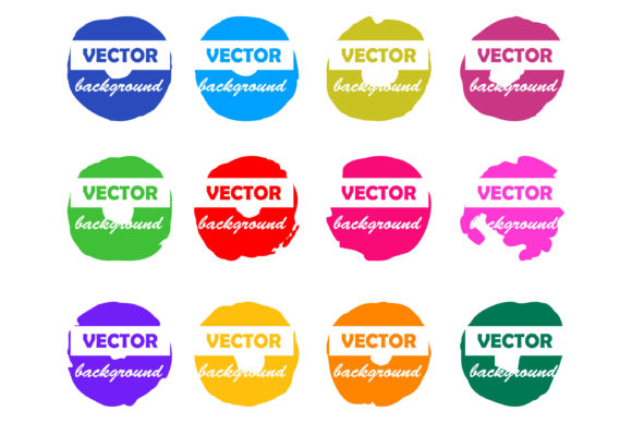 Pastel Round Brushstroke Paint Isolated: A Versatile Design Element
