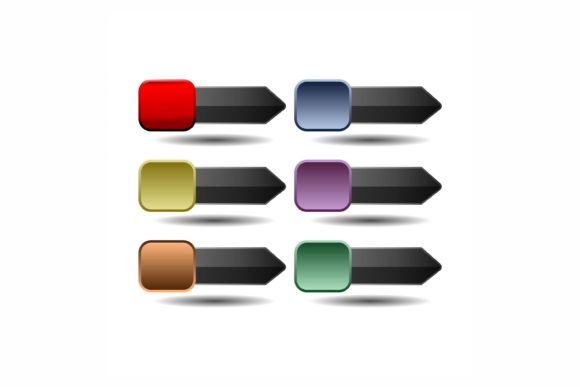 Set of Web Buttons: A Versatile Design Resource for Modern Projects